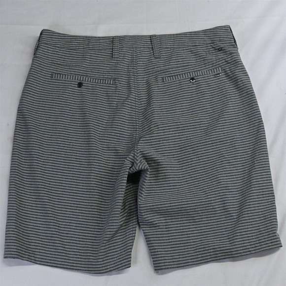 Hurley 34 x 10" Gray Stripe Phantom Hybrid Golf Casual Shorts - Picture 5 of 5